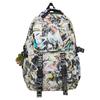 Mochila grande capacidade grafite moderna estudante viagem computador feminino casal desenho animado mochila escolar meninos estudante ensino fundamental mochila