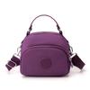 Bolsa Pequena Portátil Feminina Carregando Nylon mini Crossbody 2023 Novo Celular de Três Camadas Crossbody Bolsa mini Lona