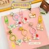 Llavero de Campana de Caballo Pequeño de Colores para Año Nuevo Colgante de Bolso Corazón para Niña Estudiante Pareja Lindos Accesorios de Dibujos Animados Joyería