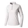 Nueva sudadera térmica de secado rápido para hombre y mujer, con media cremallera, de manga larga, adecuada para senderismo y ciclismo al aire libre, personalizable con logo