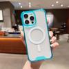 Adecuado para Funda de Teléfono Móvil Transparente Magnética Apple 18Promax Iphone17 Esquina Cuatro Bolsas de Aire Anti-Caída 16 Funda Acrílica