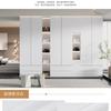 Papel tapiz sensible a la piel película autoadhesiva impermeable y a prueba de humedad dormitorio cálido escritorio que cambia de color pegatinas renovación de armario pegatinas de pared de fondo