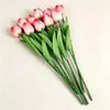 Mini Tulipa Artificial de PU Estilo Ins Flor Artificial Única para Decoração de Casa, Casamento, Decoração de Hotel e Adereços de Fotografia