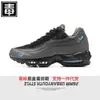 Sapatos Putian comércio exterior transfronteiriço oficial Nike Max 95 novo modelo masculino e feminino casal amortecimento a ar tênis esportivos preto e branco co-branded tênis de corrida