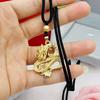 Colgante para hombre Xianglong de latón fino bañado en oro, joyería de cobre galvanizado, joyería de imitación de oro, entidad, suministro de comercio electrónico, venta al por mayor