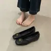 Zapatos para Mujer Estilo Francés Inspirados en Chanel con Tacón Oculto, Nuevos para 2026 Primavera/Verano Versátiles Zapatos Mary Jane Negros