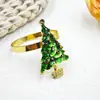 Porta Servilletas Navideños de Árbol de Navidad de Venta Caliente Transfronteriza, Varios Tipos de Porta Servilletas de Árbol de Navidad, Anillos para Servilletas, Anillos de Tela, Venta al por Mayor de Fabricantes