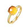 Anillo Tesoro Europeo y Americano de Lujo Ligero Multicolor Color Caramelo Colorido para Mujer Plata S925 con Incrustaciones Zircón Cara Huevo Anillo de Dedo Exclusivo Transfronterizo