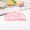 Presilha de Cabelo Grande Colorida Estilo Francês Retrô de 9cm com um Toque Dopamina de Alta Qualidade para Penteados na Nuca