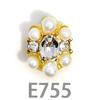 Ornamentos de Diamante de Estrella para Uñas de Venta Caliente Transfronteriza Europea y Americana Belleza Cabeza Colgante de Perla Moda Accesorios para Uñas Accesorios Venta al por Mayor