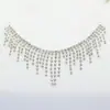 Cadena de Diamante de 180 mm, Diadema para Vestido de Novia, Accesorios para el Cabello, Accesorios de Ropa, Cadena Cosida a Mano, Cadena para Traje de Baño, Materiales de Borla de Venta Caliente Transfronteriza