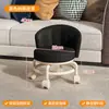 Taburete Pequeño con Ruedas, Respaldo y Giratorio para el Hogar, Taburete Bajo con Respaldo, Silla Pequeña, Taburete para Cambiarse los Zapatos, Taburete para Bebés y Niños Pequeños