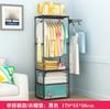 Perchero de suelo sencillo, perchero de hierro, perchero vertical de moda para dormitorio, perchero para pasillo, venta al por mayor