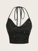 Top de Tirantes Y2K 2026 Verano Transfronterizo Europeo y Americano Sexy Chica Caliente Con Cordones Espalda Descubierta Versátil Top de Tirantes Venta al por Mayor