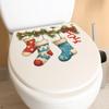 Comercio Exterior Navidad Ramas Lindas Copo de Nieve Calcetines Pegatinas para Baño Decoración del Hogar Pegatinas de Pared Pegatinas Wholesale Autoadhesivo