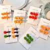 Nuevos Pasadores para el Cabello de Aspecto Elegante para Niños, Pasadores de Dibujos Animados Lindos para Niñas, Pinzas para Flequillo Lateral, Dulces Accesorios para el Cabello para Niñas