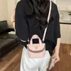 Nova Bolsa de Mão com Bolinhas e Renda Estilo Coreano 2026 para Mulheres, Bolsa de Ombro e Transversal Fashion Diária Chic