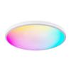 Lámparas transfronterizas RGB, lámpara de techo LED a todo color, moderna, simple, redonda, para dormitorio, sala de estar, mezcla de colores, atenuación, lámparas Zhongshan