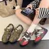 Zapatillas de entrenamiento alemanas de color block retro para mujer, nuevas zapatillas planas de moda de otoño, ligeras, transpirables, casuales, versátiles y versátiles