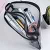 Bolsa de Lápices Casual de Doble Capa, Bolsa de Malla Transparente, Bolsa Grande de Capacidad para Exámenes, Bolsa de Almacenamiento de Papelería, Bolsa de Nylon para Facturas de Oficina