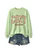 TEMPORADA CONFORTÁVEL Em Estoque Casual Floral Gola Redonda Manga Longa Feminino Amazon Cross-border Comércio Exterior ebay Moletom Solto