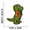Desenhos animados bonito pequeno dinossauro bordado pano adesivo saco decoração patch pterossauro computador bordado adesivo fábrica atacado