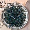 4mm Elementos Swarovski Diamante Contas de Cristal Vidro Contas Pontiagudas Porcelana Banhada a Cor Acessórios Artesanais DIY Contas Espaçadoras para Pulseira Material