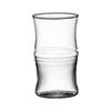 Copo de bambu transparente criativo para uso doméstico com alto teor de borosilicato, resistente ao calor, copo de água, suco de frutas, gelo, estilo americano, matcha latte, xícara de café