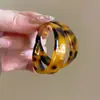 Brincos de Leopardo Retrô de Nicho para Outono e Inverno, Brincos Elegantes da Moda e de Alto Padrão, Brincos Exagerados Exquisitos e Versáteis