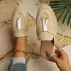 Pantuflas de mujer de punta cerrada, multicolores y a la moda, para venta al por mayor transfronteriza de verano en Europa y América