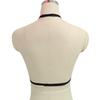 Vestuário Semelhante ao Bambu E-commerce Transfronteiriço Lingerie com Decote Halter e Lindo Design nas Costas e Lingerie Erótica com Tiras Vazadas O0759