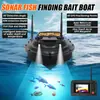 Localizador de Peixes Sonar Localizador de Peixes Subaquático Sonar Localizador de Peixes Sem Fio Barco de Isca 7.4V Barco de Controle Remoto Atacado Transfronteiriço