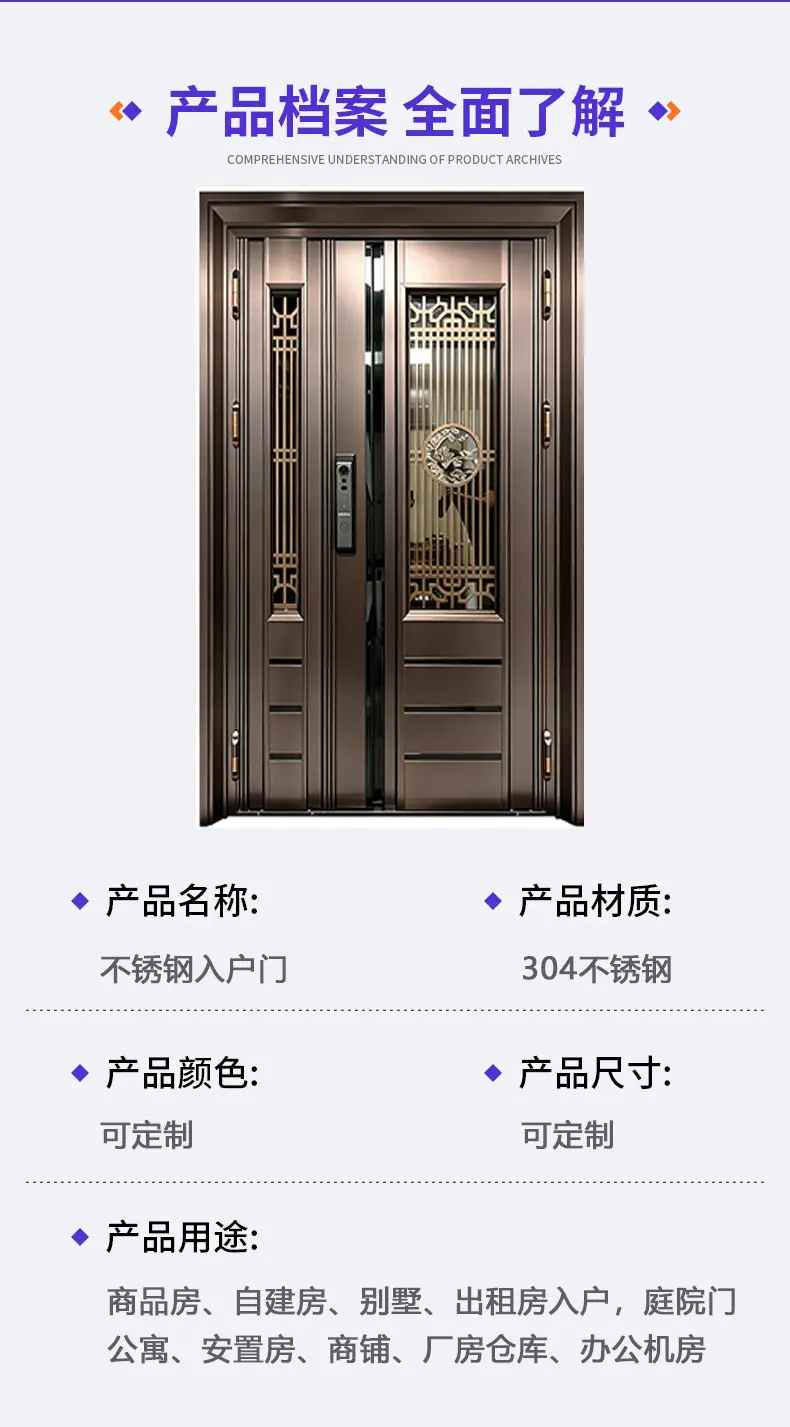不锈钢防盗门
