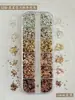 Lantejoulas para nail art 12 cores decorações para nail art 1mm tamanho misto bolinhas materiais DIY acessórios para decoração de unhas postiças