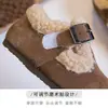 Zapatos de Algodón Birkenstock para Niños 2026 Nuevos de Invierno para Niñas con Plus de Terciopelo Cálidos Zapatos de Algodón para Niños Mocasines de Bebé con Plus de Terciopelo