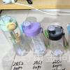 Botella de Agua Portátil para Niños que van a la Escuela, Deportes al Aire Libre, Vaso de Agua con Letras de Nuevo Estilo, Alto Valor Estético para Niñas, Uso de Verano, Uso Doméstico