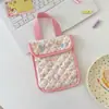 5982 Acolchado Acolchado Bolsa para Teléfono Móvil Bolsa Pequeña Bolso Tote Pequeño Bolso de Mano Pequeño para Mujer Organizador de Miscelánea Cartera Bolso de Muñeca
