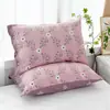 Funda de almohada de gasa de tres capas al por mayor individual algodón de 32 hilos suave transpirable absorbente de sudor funda de almohada pareja fresca Cuatro Estaciones