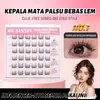 Seis Pares de Cílios Postiços Autoadesivos, Sem Cola, Sem Remoção, Estilo Dente-de-Leão, Alta Qualidade, Ultra-Macios, Mesmo Estilo dos Populares, Mais Vendido no Exterior