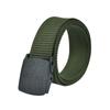 Cinturón para Hombre de Entrenamiento Militar de Nylon Tejido de Lona Pasa Inspección de Seguridad, No Magnético, No Metálico, Cinturón de Tela No Irritante