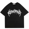 Camisetas para Hombre Gráficas Streetwear Hip Hop Gótico Verano Y2K Estampado Ha