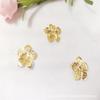 Accesorios de joyería DIY tocado de novia joyería antigua flor pequeña pentagonal flor de metal de 22 mm ventas directas de fábrica