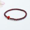 Pulseira de Granate Natural Jueyu Flor Rosa Fábrica Atacado Dropshipping S2102611