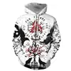 Moletom 3D Masculino Roupa Camisa com Capuz Roupa de Outono Top da Moda Moletom Masculino