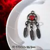 Accesorios de Estilo Oscuro Estilo Europeo y Americano Mariposa Negra Pistola Cruz de Rosa Colgante Pulsera de Cuentas DIY Collar