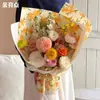 Papel de Regalo Floral para el Día de San Valentín Papel para Envolver Ramos de Flores Papel Engrosado Impermeable de Moda Materiales Florales DIY para Floristerías
