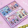 Kimetsu no Yaiba Zootopia Mini Marcapáginas Magnético Imán para Refrigerador Lindo Marcapáginas Papelería Regalo Infantil Premio