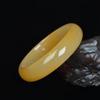 Pulseira da Marca Jade de Xinjiang Pulseira de Jade de Seda Dourada Natural de Alta Qualidade Pulseira de Jade Topázio Pulseira de Jade Gobi de Karamay
