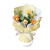 Ramo de Flores de Mano, Rosa, Producto de Flor Hecha a Mano, Girasol, Regalo de San Valentín Graduación, Ramo de Flores Tejidas, Regalo Souvenir al por Mayor