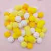 Bola de pelo de alta elasticidad de color material de producción creativo diy para jardín de infantes de niños bola de bola de pelo pequeño de color decoración de bola de pelo